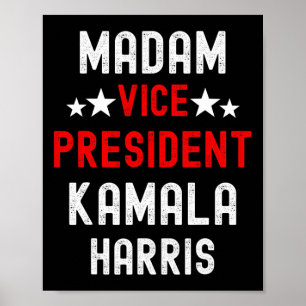 Vice-President Kamala Harris Feminist Shirt. Herst Poster