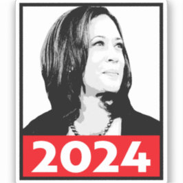 Vice-President Kamala Harris Graffiti Portret Sticker
