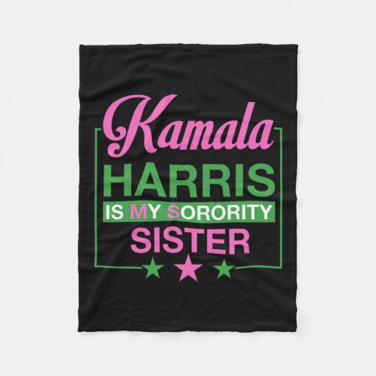 Vice-President Kamala Harris is mijn zusje Fleece Deken (Voorkant)