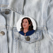 Vice President Kamala Harris Ronde Button 7,6 Cm (In situ)