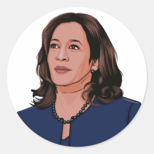 Vice President Kamala Harris Ronde Sticker