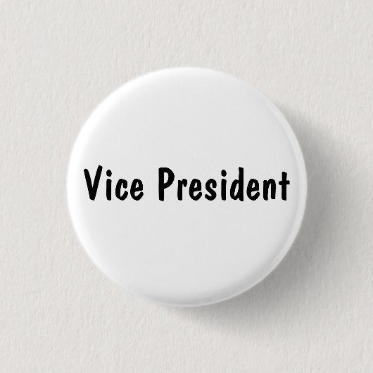 Vice President Ronde Button 3,2 Cm (Voorkant)