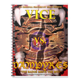 Vice versus Vampyres Poster op een handy Notitieboek