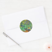 Vicent van Gogh, Irises Ronde Sticker (Envelop)