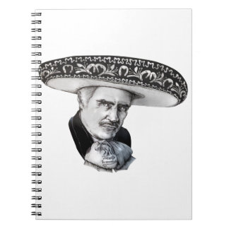 Vicente Fernandez Sombrero Drawing Notitieboek