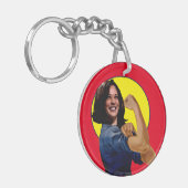 VicePresident Kamala Harris als Rosie Sleutelhanger (Voorkant Links)