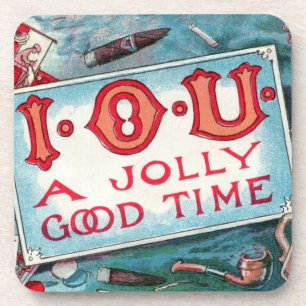  Vices Party, gokken Drink roken Bier Onderzetter