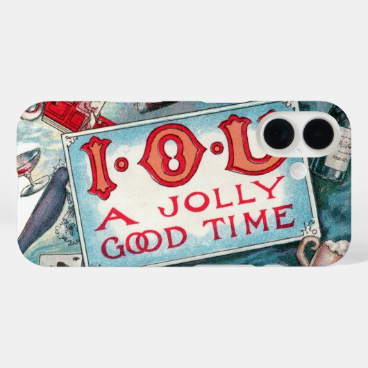  Vices Party, gokken Drink roken Case-Mate iPhone Case (Achterkant (horizontaal))