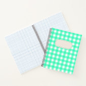 Vichy Bleu Turquoise Notitieboek (Binnen)