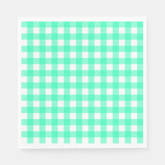 Vichy Bleu Turquoise Servet