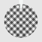 Vichy Buffalo Blanc et Noir Plaid Highland (dos)