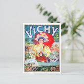 Vichy France vintage Briefkaart (Staand voorkant)