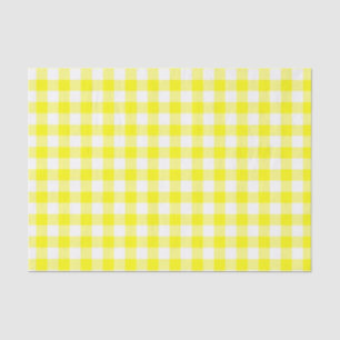 Vichy Jaune Tissuepapier