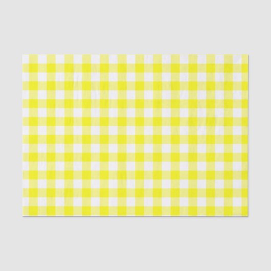 Vichy Jaune Tissuepapier (Voorkant)