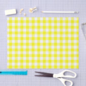 Vichy Jaune Tissuepapier (Craft)