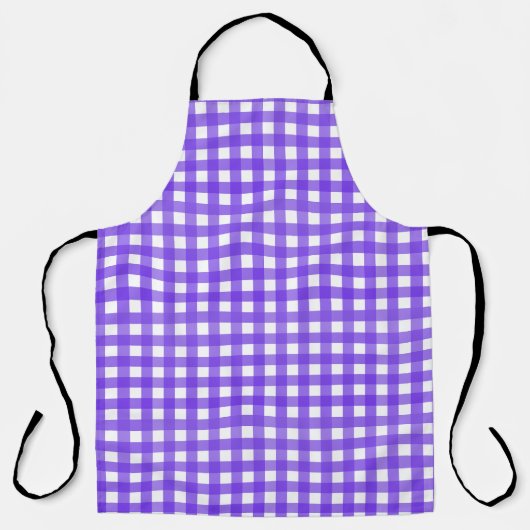 Vichy Lavande Schort (Voorkant)