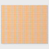 Vichy Orange Cadeaupapier (Vlak)