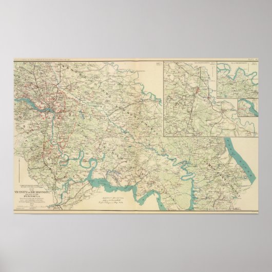 Vicinity Richmond, Va, Peninsula Poster (Voorkant)