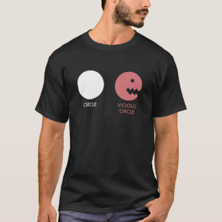 Vicious Circle Mannen donkere T-shirt