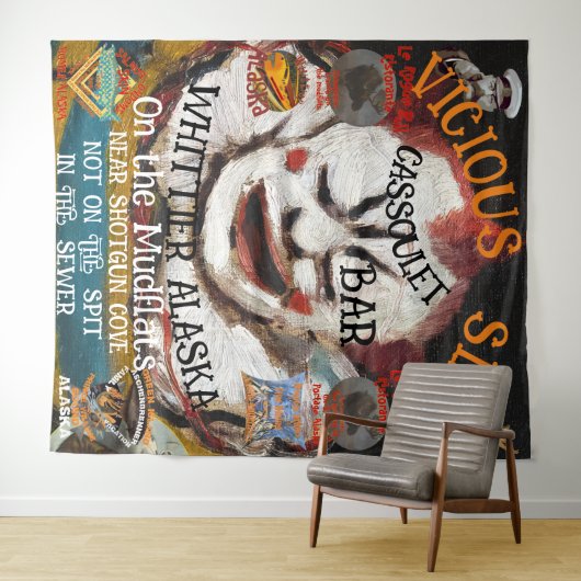 VICIOUS SID'S CASSOULET BAR WHITTIER ALASKA WANDKLEED (In Situ (horizontaal))