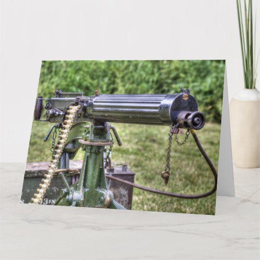 Vickers Pistool Kaart (Voorkant)