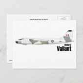 Vickers Valiant Briefkaart (Voorkant / Achterkant)