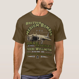 Vickers Wellinton Britse middelgrote bommenwerper T-shirt