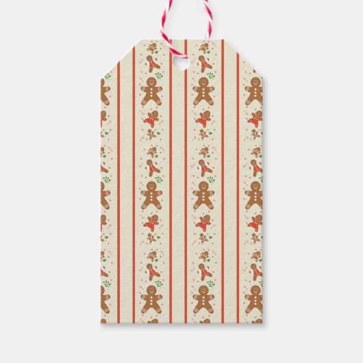 Vickie’s Gingerbread Parade-Cream  Cadeaulabel (Voorkant)