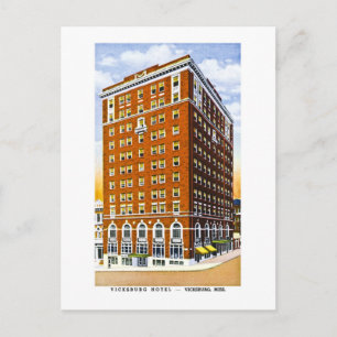 Vicksburg Hotel, Vicksburg, Mississippi Briefkaart