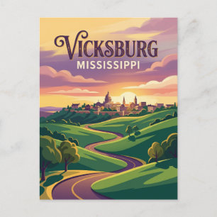 Vicksburg Mississippi Briefkaart