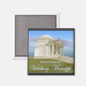Vicksburg, Mississippi Doggie Magnet (Recto/Verso)