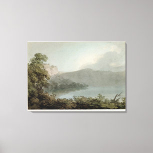 Vico-meer tussen Rome en Florence, 1783 (grap Canvas Afdruk
