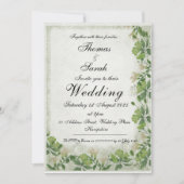 Vicorian Meadow Faire-part de mariage (Devant)