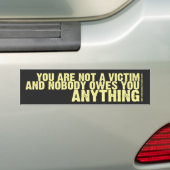 Victicrat Bumpersticker (Op auto)
