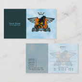 Victoire ailée - Carte de visite (Devant / Derrière)