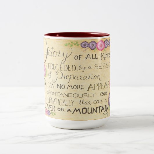 Victoire de toutes sortes JamesAllen (Lilac) Mug (Centre)