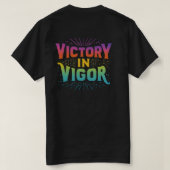 Victoire en tshirt coloré vigoureux (Design dos)