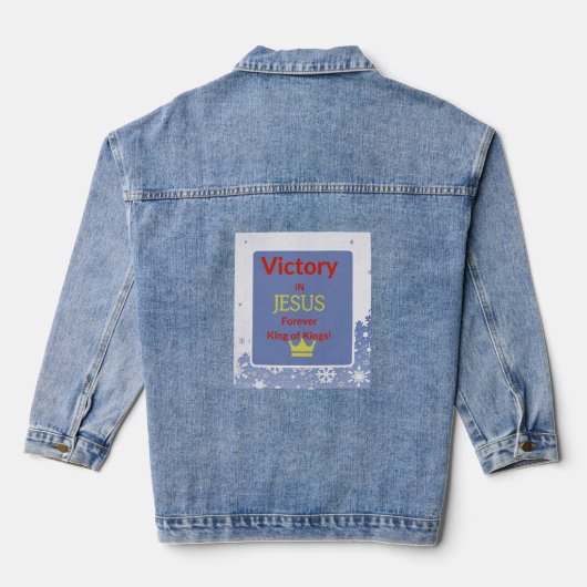 Victoire En Veste Jesus Denim (Verso)