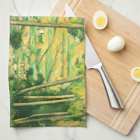 Victoire en Viaduct Paul Cezanne Theedoek (Quarter Fold)