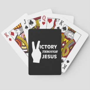 Victoire par le jeu de cartes Jesus