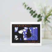 Victor Bicycles Overman Wheel Promo Poster Briefkaart (Staand voorkant)