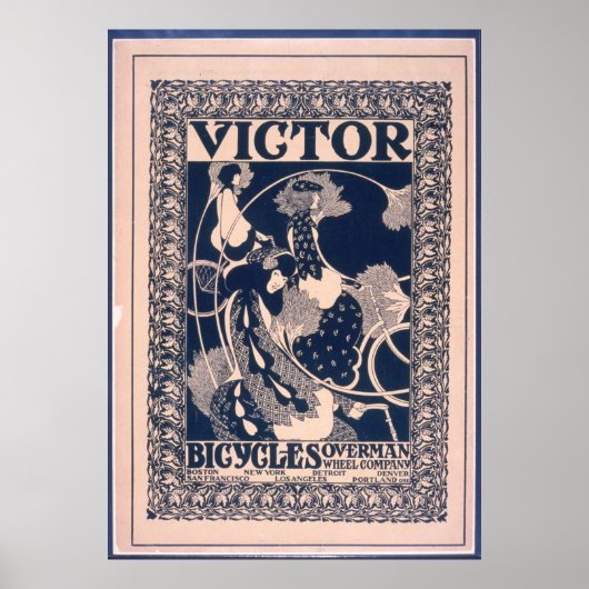 Victor Bicycles Poster (Voorkant)