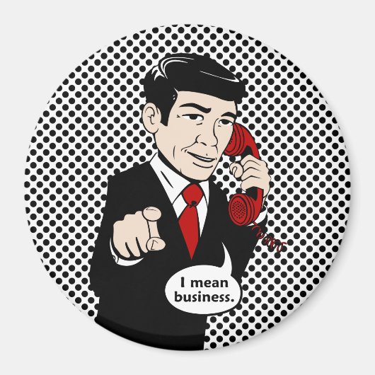 Victor Crushmore betekent zaken Magneet (Voorkant)