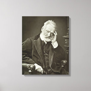 Victor Hugo (1802-85) van 'Galerie Contemporaine' Canvas Afdruk