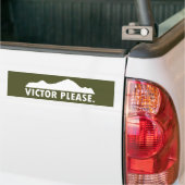 Victor Idaho Alsjeblieft Bumpersticker (Op Truck)