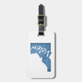 Victor Idaho Wood Grain Bagagelabel (Voorkant verticaal)