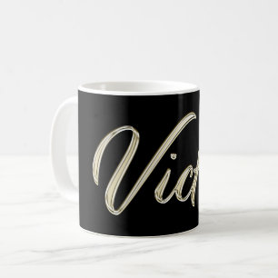 Victor Name Whitegold Tasse Teetasse