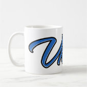 Victor Prénom Blue Tasse Café (Gauche)