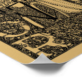 Victor, Victoria Fiets advertentie Poster (Hoek)