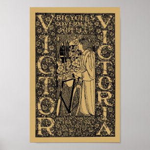 Victor, Victoria Fiets advertentie Poster